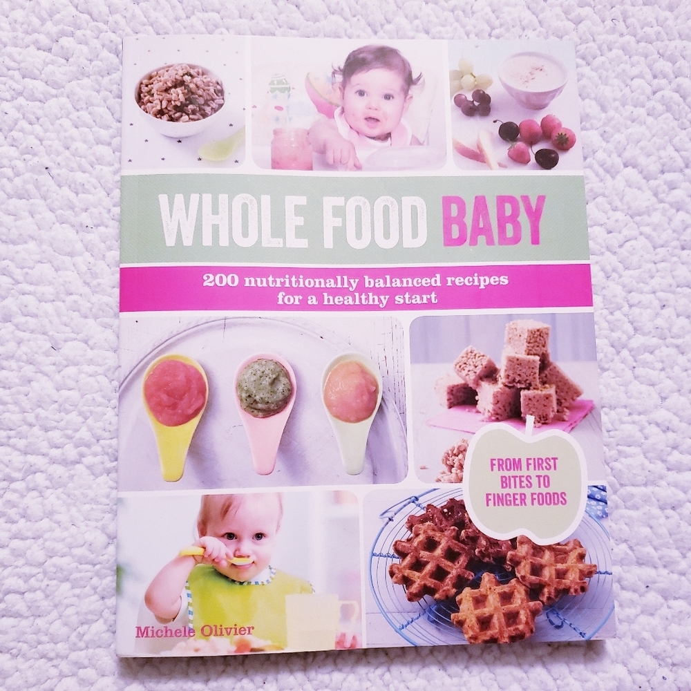 Whole Food Baby Recipe Book for Baby's Firsts. NWT